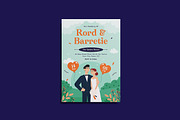 Engagement Wedding Invitation, an Invitation Template by iDoodle Studio (Thumbnail 3 of 4)
