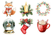 Cute Christmas Clipart, a Seasonal Illustration by CitraGraphics (Thumbnail 5 of 6)