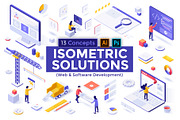 Isometric Solutions Mini. Part 14, a Templates & Theme by Andrew Kras Design (Thumbnail 1 of 15)