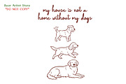 Whimsical Dog Mom Cat Mom Pet Lover, an Animal Illustration by GlitterCraft (Thumbnail 3 of 21)
