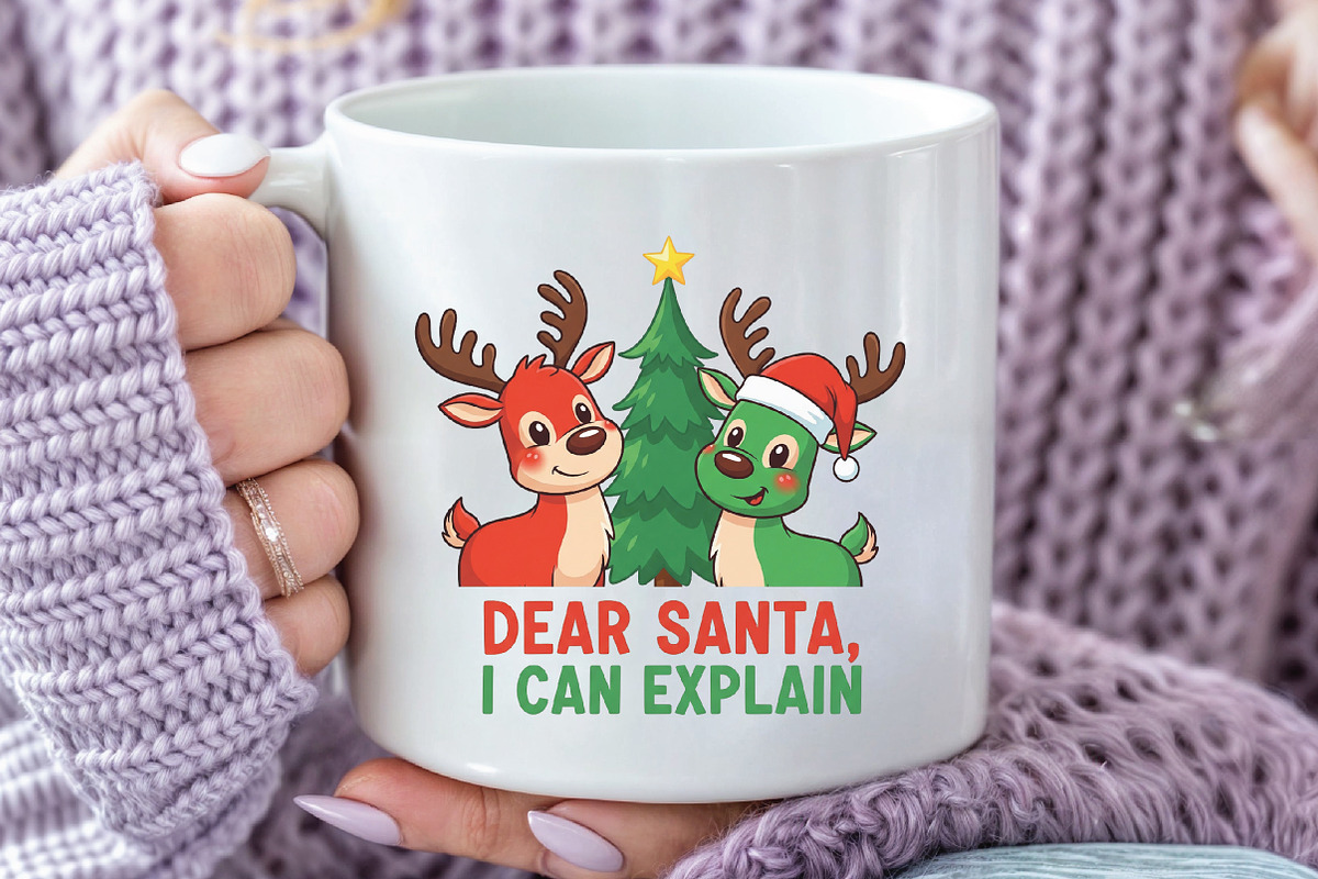 Dear Santa, I Can Explain Christmas, an Illustration by CraftArtStudio (Photo 3 of 4)
