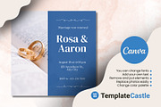 Marriage Vow Renewal Invitation, a Design Template by TemplateCastleStore (Thumbnail 2 of 2)