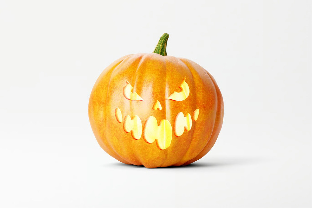 Halloween Pumpkin Mockup, a Product Mockup by zpackcreative (Photo 2 of 5)