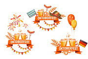 Oktoberfest banner set, a Food Illustration by Cattleya (Thumbnail 2 of 5)
