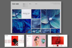 Photography/Portfolio Website, a Wireframe Template by tomsarraipodesign