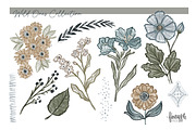 Boho Floral Clipart, an Object Graphic by FINEAPPLE (Thumbnail 3 of 6)
