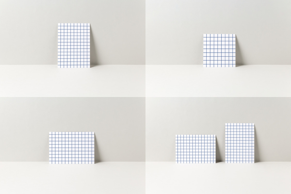 Single Card Mockup Bundle, a Print Template by Studio MVDM (Photo 2 of 8)