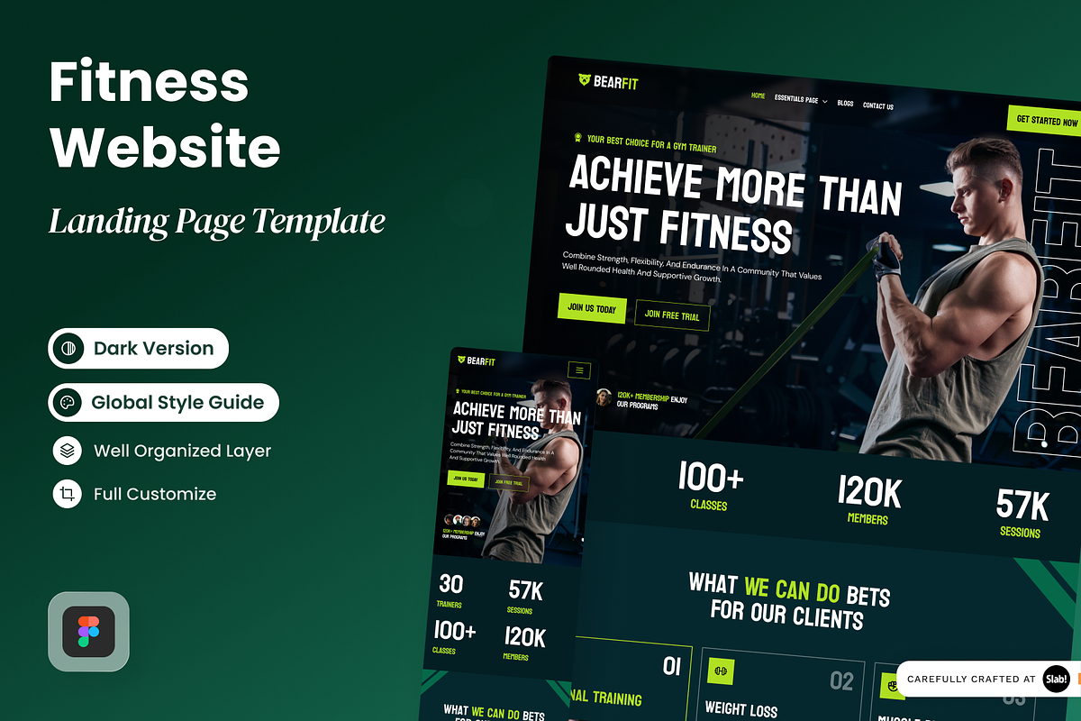 BearFit - Fitness Website