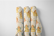 Seamless Angel Christmas Pattern, an Illustration by Pati Charm Studio (Thumbnail 6 of 7)