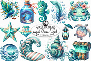 The Magical Ocean Sublimation Bundle, an Illustration by Designking (Thumbnail 1 of 4)