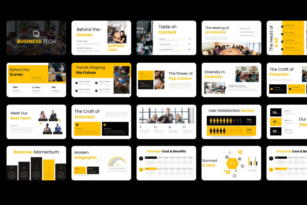 Business Technology Presentation preview 2