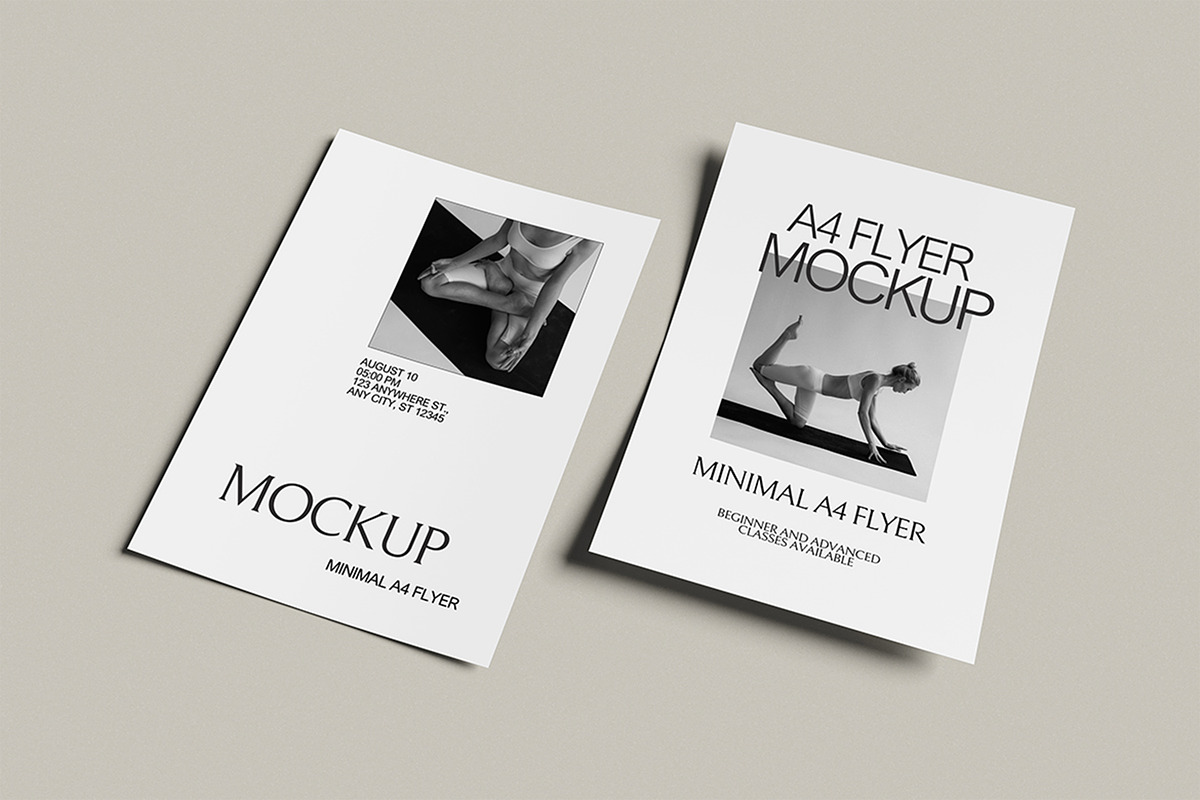 A4 Flayer Mockup, an Advertising Mockup by Twins_studio926 (Photo 5 of 5)