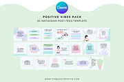 Positive Vibes Pack Instagram, a Social Media Template by The Blog Creative (Thumbnail 2 of 6)