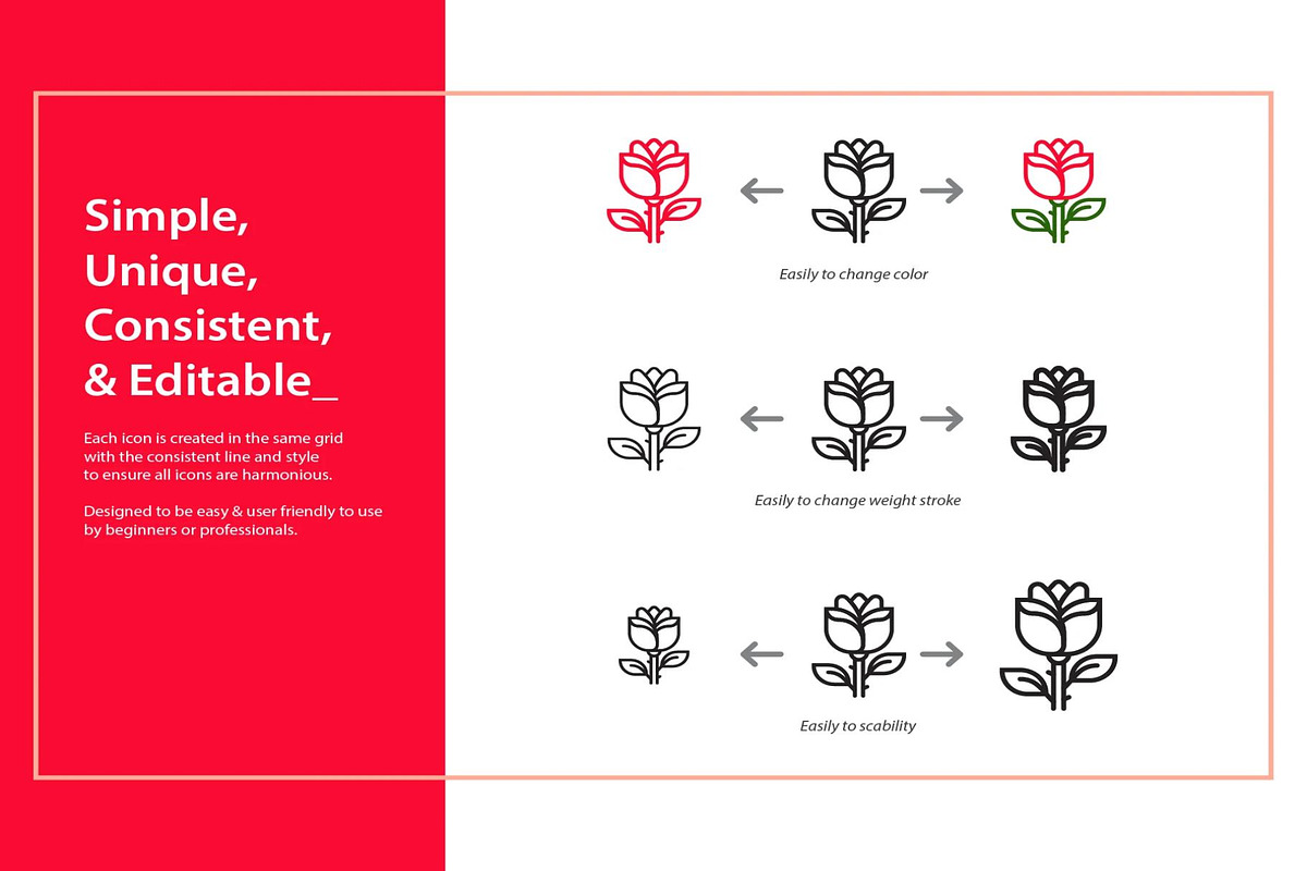 200 Valentine Icons Set, an Emoji Icon by Creative Perspective (Photo 3 of 6)
