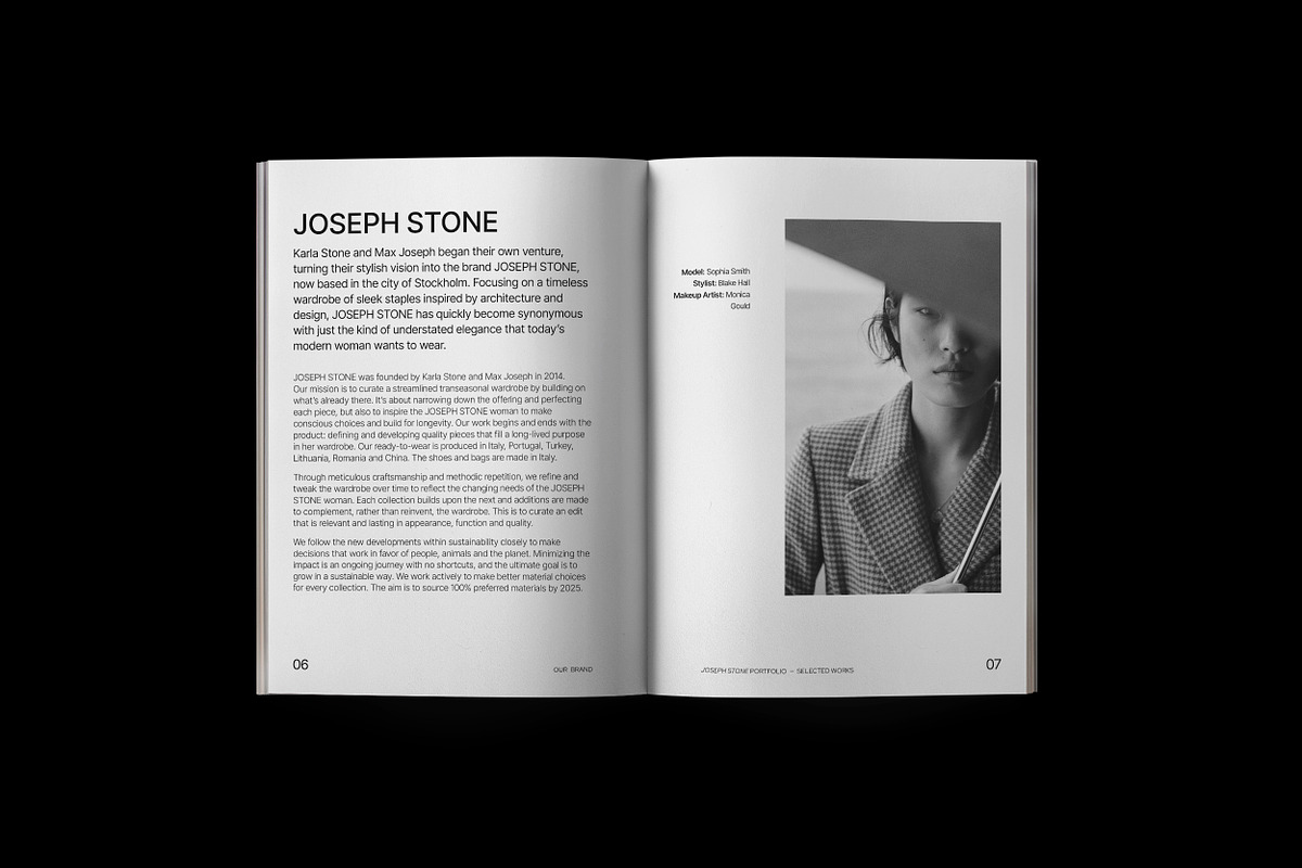 JOSEPH STONE / Portfolio & Resume, a Brochure Template by Studio Dara (Photo 4 of 14)