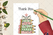 Christmas Teacher Custom Design Png, an Illustration by Creative Art (Thumbnail 2 of 6)