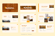 Hello Autumn PowerPoint, a Presentation Template by Pixslides (Thumbnail 2 of 6)