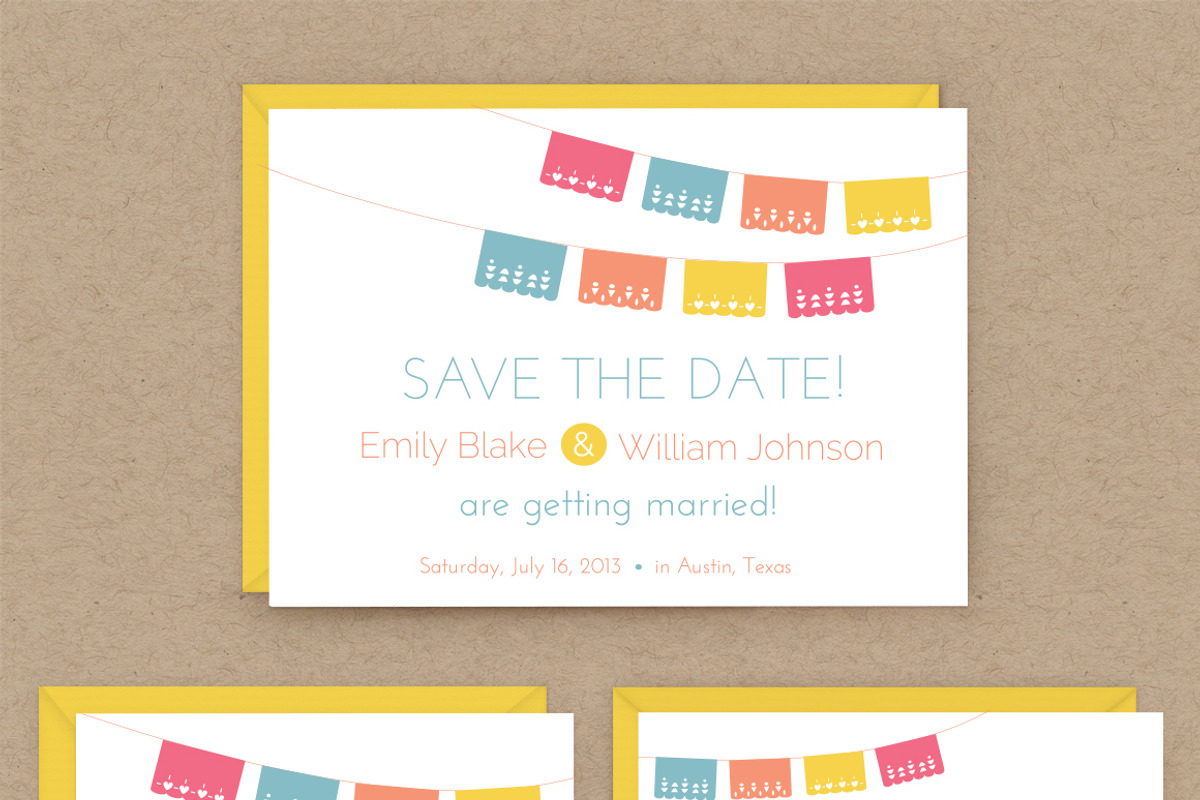 Fiesta Wedding Invitation Suite, an Invitation Template by MoLa (Photo 2 of 5)
