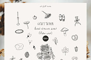 AUTUMN Hand-Drawn Line Art Icons, a Decorative Illustration by Lana Elanor (Thumbnail 6 of 9)