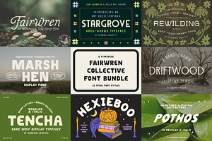 Fairwren Collective Font Bundle