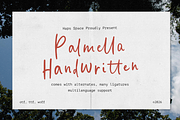 Palmella - Semi Script Handwriting, a Handwritten Font by Haps Space (Thumbnail 1 of 12)