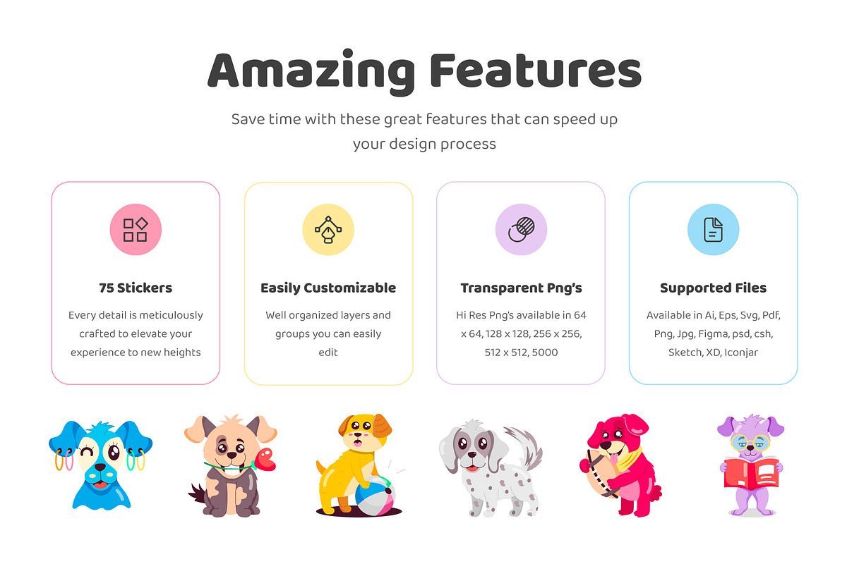 Kawaii Emoticons Stickers, an Emoji Icon by Vectors Market (Photo 2 of 6)