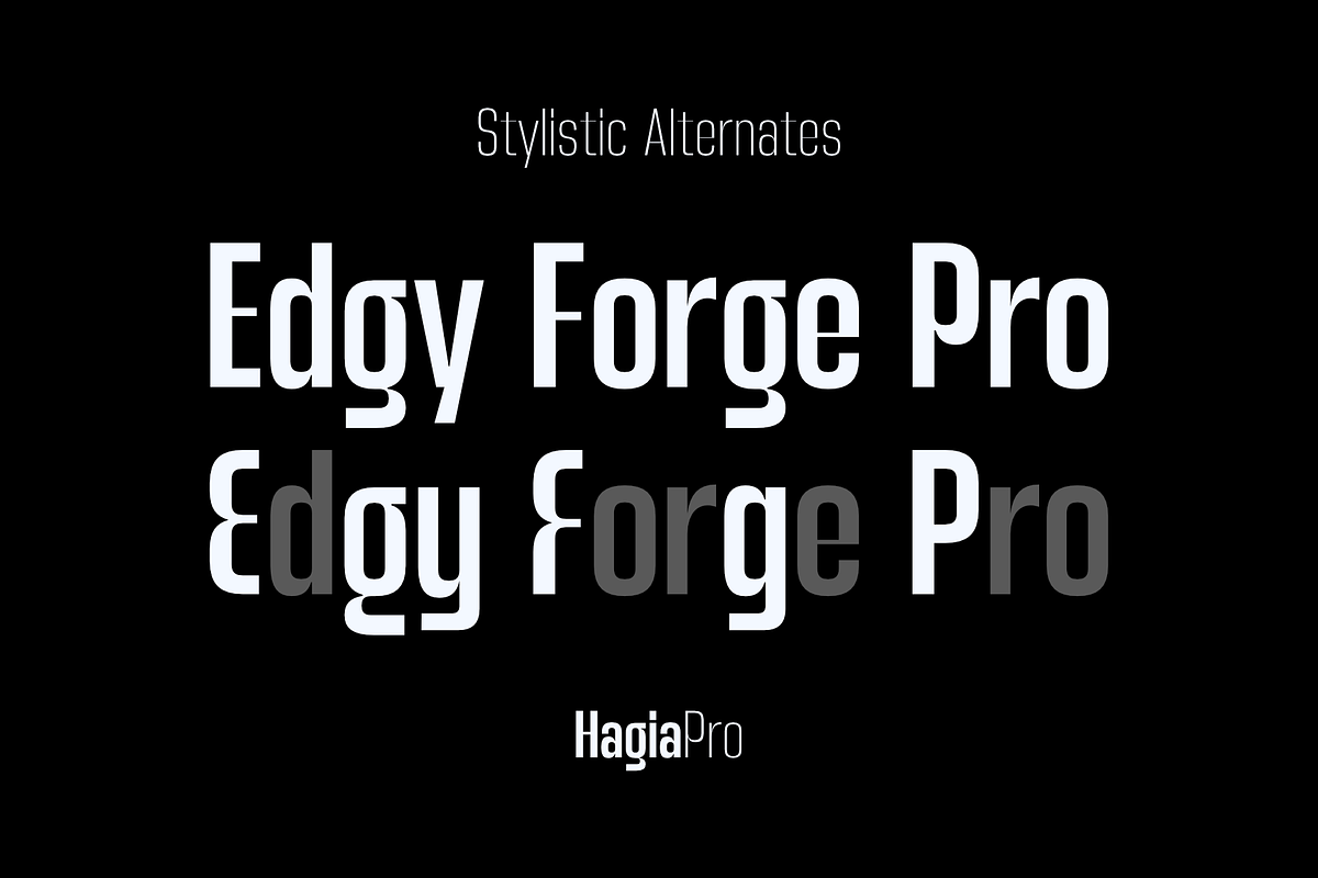 Hagia Pro Modern Vintage Logo Font, a Sans Serif Font by Andika Fez (Photo 3 of 8)