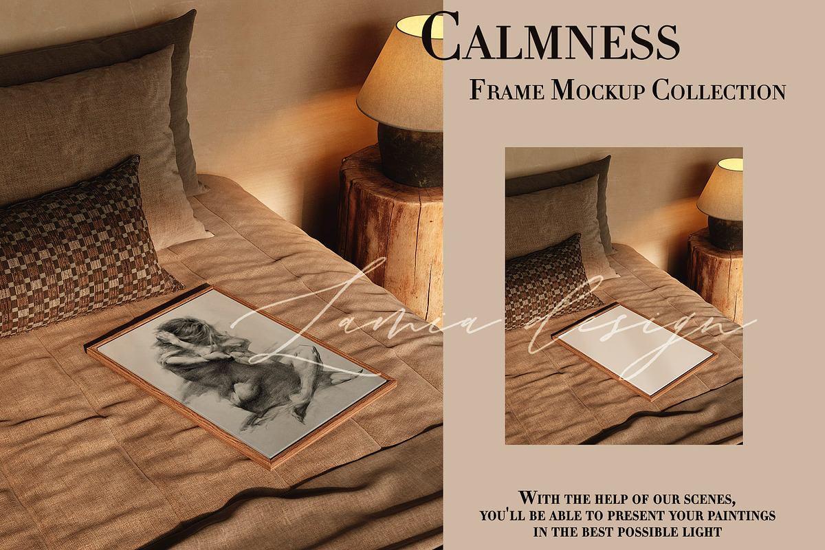 Calmness room Frame Mockups Vertical, a Household Mockup by LAMIA DESIGN (Photo 7 of 12)