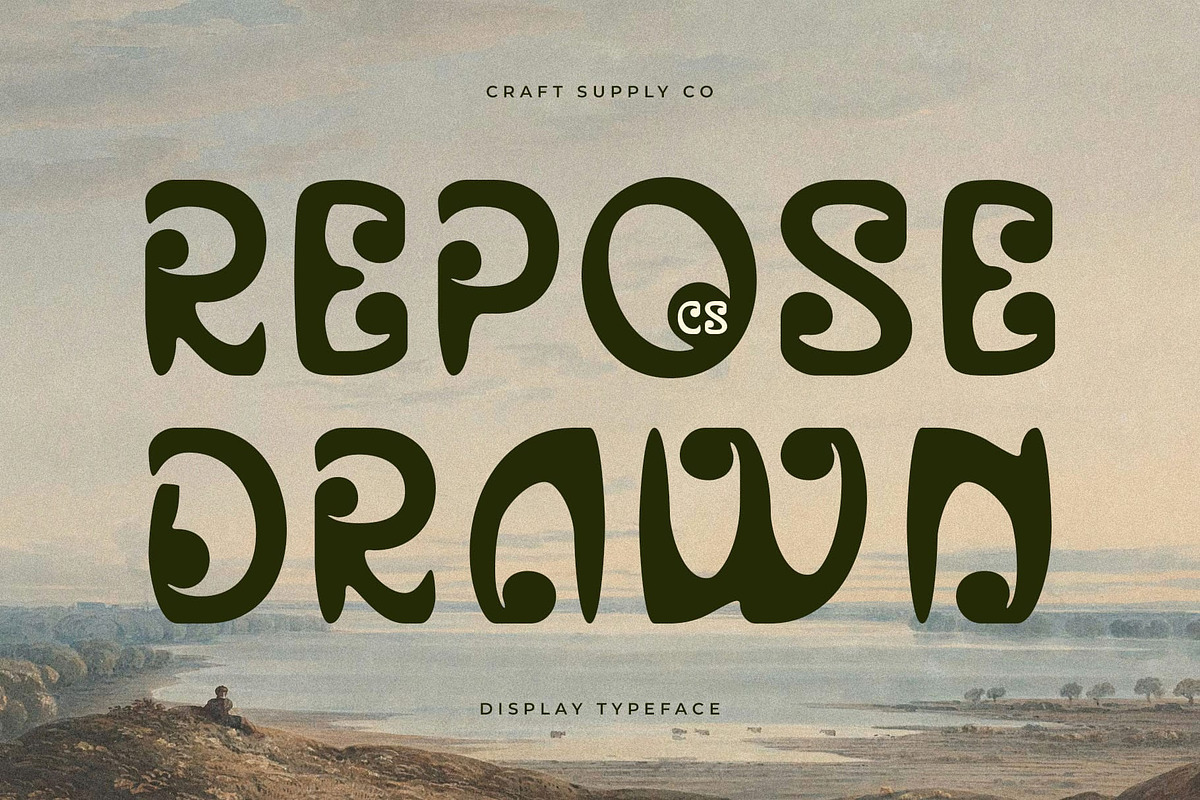 CS Repose Drawn, a Sans Serif Font by Craft Supply Co. (Photo 1 of 8)