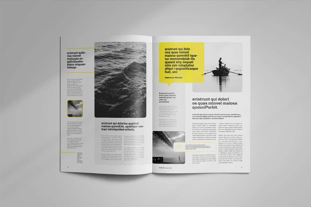 Newsletter Template, a Brochure Template by spidergraph (Photo 6 of 8)
