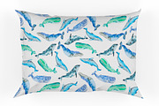 Whale watercolor big set, an Animal Illustration by IvanFet (Thumbnail 13 of 14)