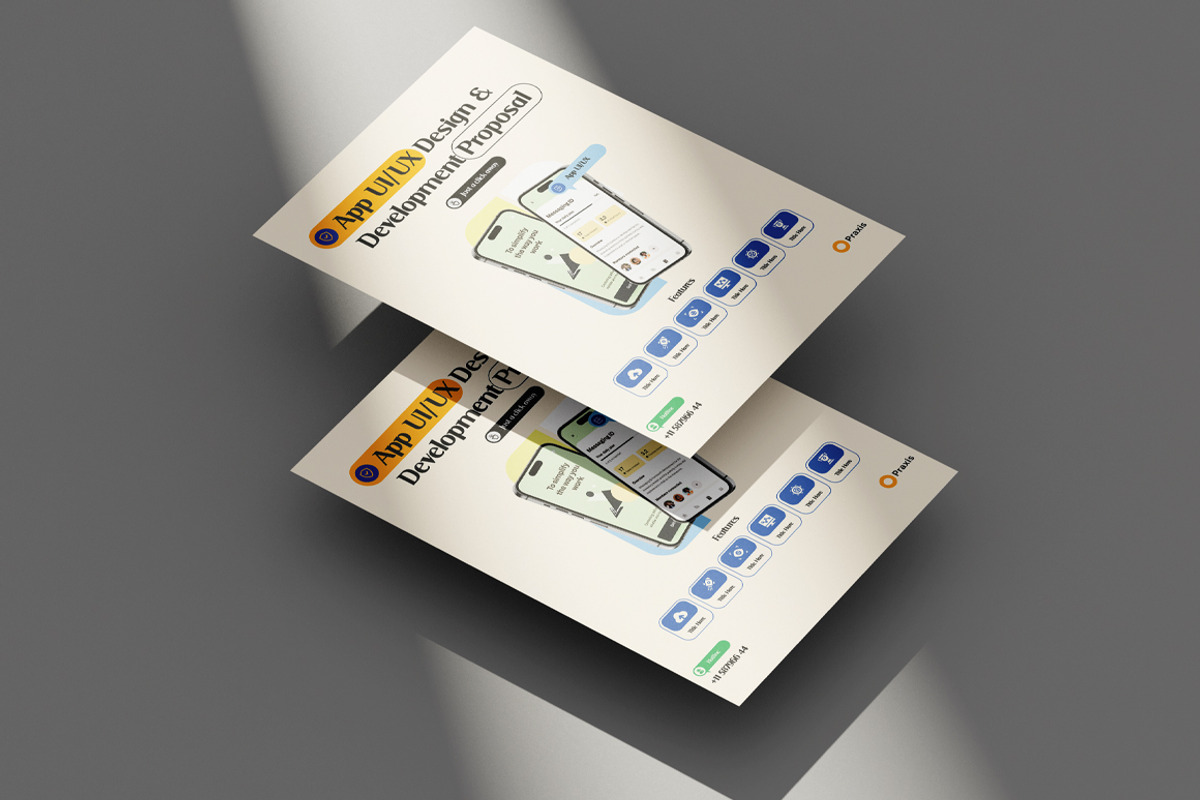 App Flyer Template, a Flyer Template by azadcsstune (Photo 2 of 2)