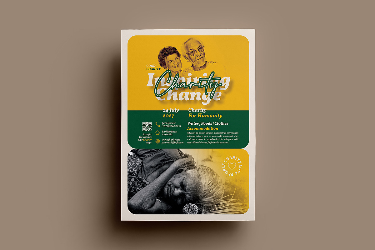 Charity Flyer Templates, a Flyer Template by Designsoul14 (Photo 2 of 3)