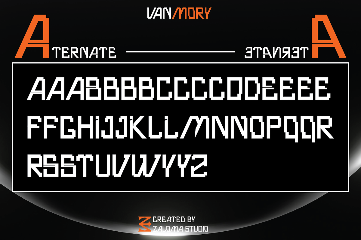 Vanmory, a Sans Serif Font by Zaloma Studio (Photo 11 of 13)