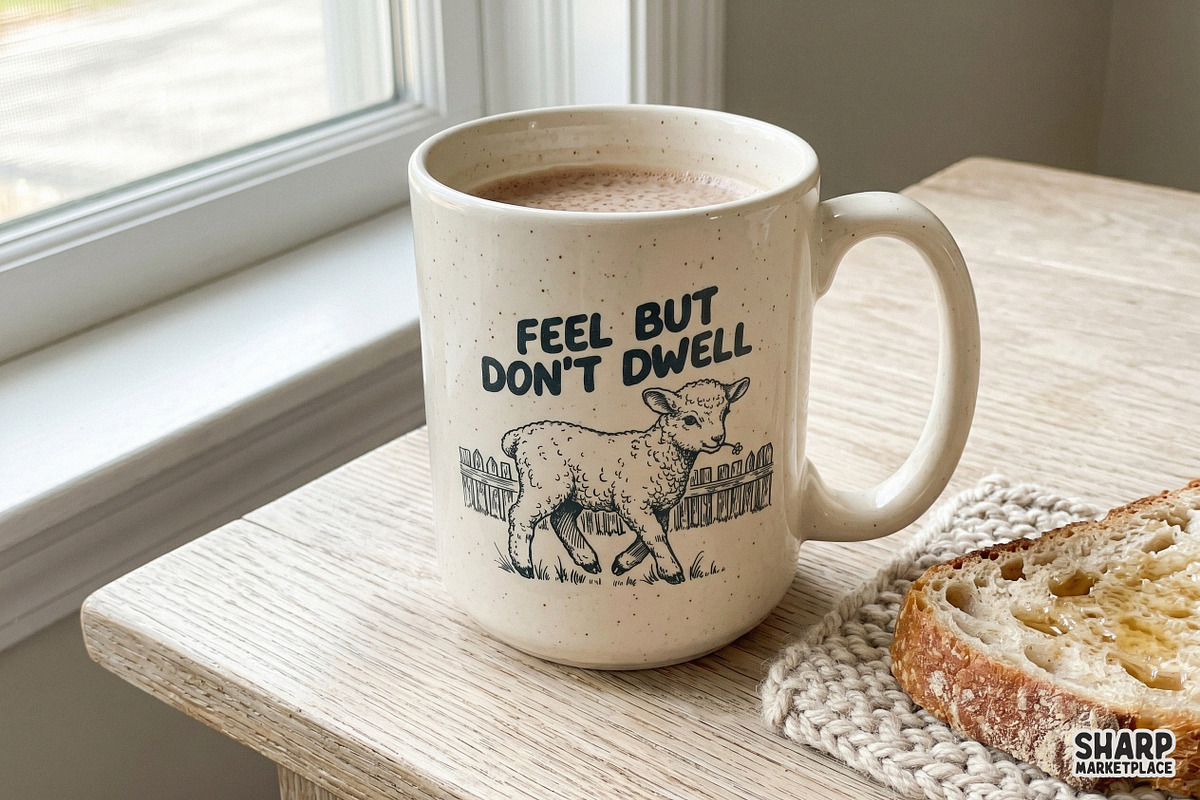 Feel But Don't Dwell Lamb PNG, an Object Graphic by SharpMarketplace (Photo 4 of 6)