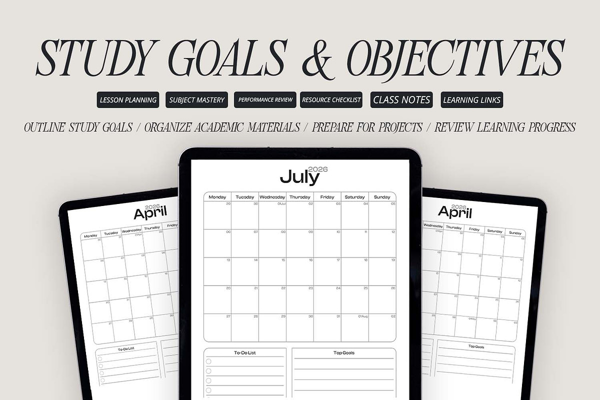 2026 Yearly Planner, a Print Template by Ahluva Studio (Photo 8 of 9)