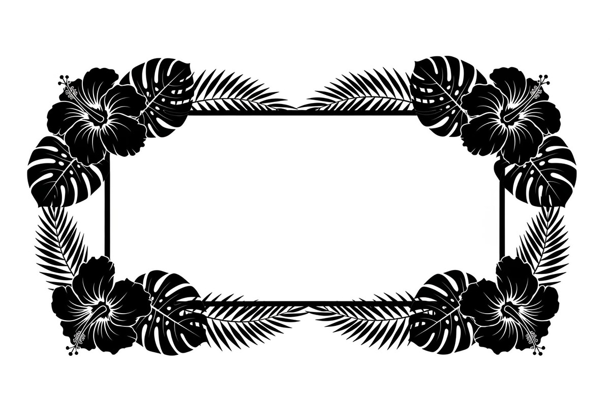 Floral Rectangle Frame SVG Bundle, an Illustration by jahid234 (Photo 8 of 31)