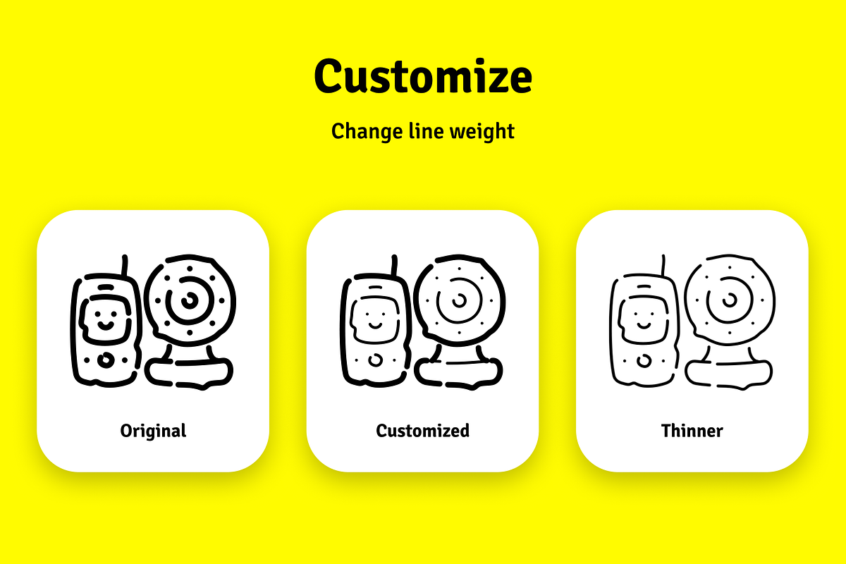3000 Unisketch icons, an Outline Icon by Icojam store (Photo 2 of 12)