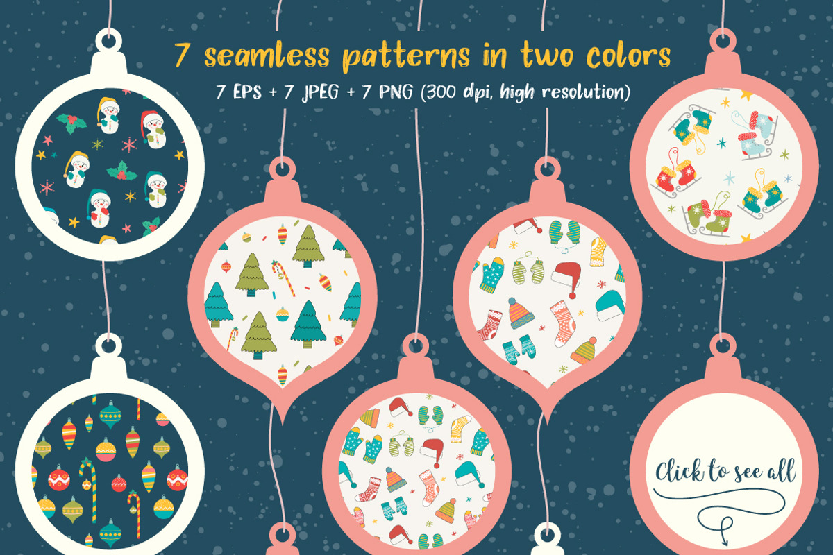 Winter Story. Collection of patterns, a Pattern Graphic by Good Genie (Photo 2 of 6)