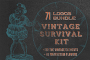 Vintage Survival Kit, a Branding & Logo Template by sergio zest (Thumbnail 1 of 5)