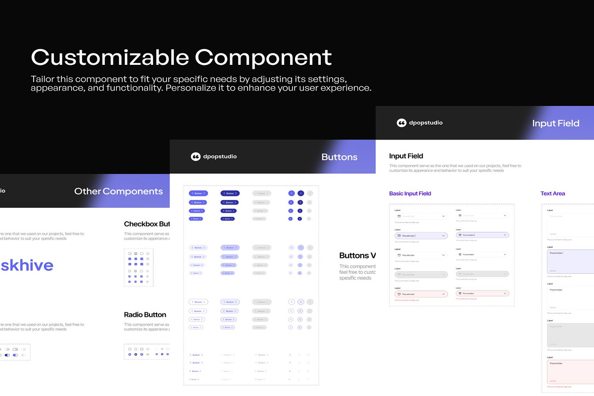 Taskhive - Task Manager Mobile App, an UI Kit Template by Creative Perspective (Photo 6 of 7)