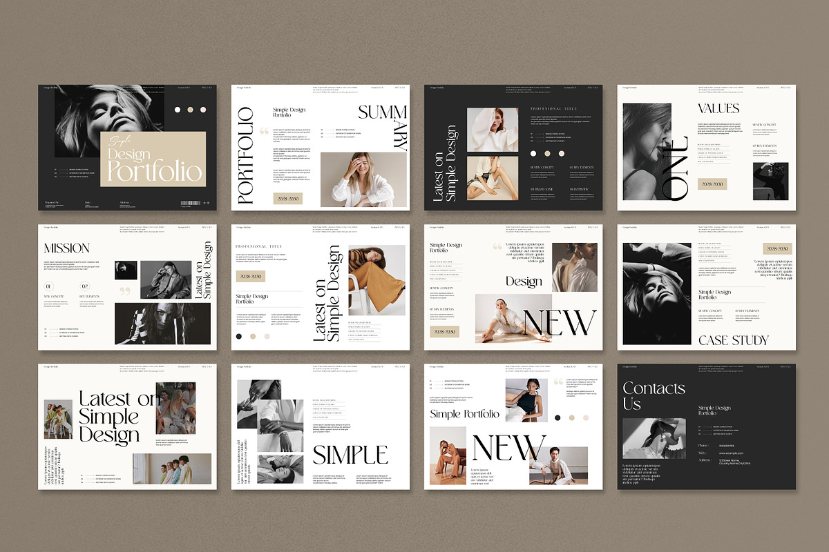 Design / Portfolio Template, a Brochure Template by UpSolution (Photo 6 of 8)