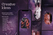 Purple Spiritual Instagram Stories, a Social Media Template by Under My Cozy Roof (Thumbnail 3 of 9)