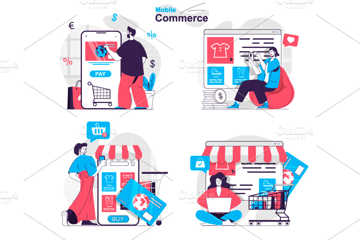 Flat Design Concept Illustrations, a Finance Illustration by alexdndz (Photo 21 of 42)