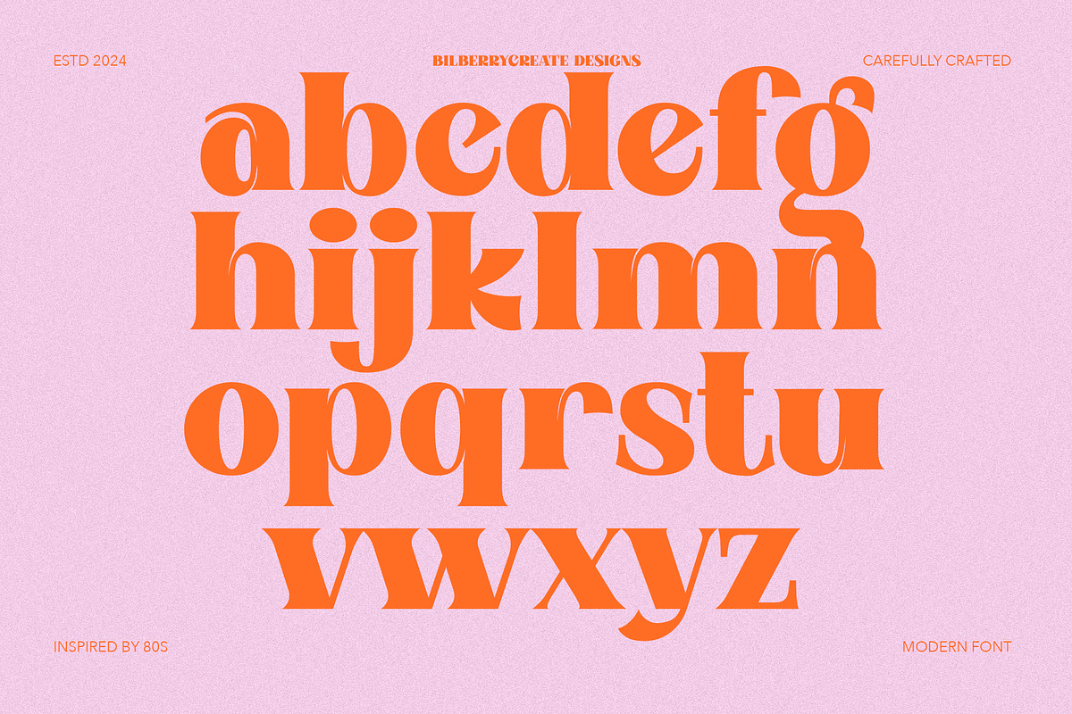 Brusnica - Retro Serif Font, a Serif Font by BilberryCreates (Photo 14 of 17)