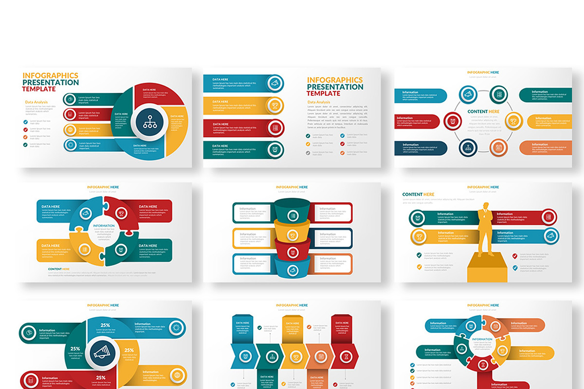 Infographics Powerpoint Presentation, a Presentation Template by Graphicgo (Photo 8 of 16)