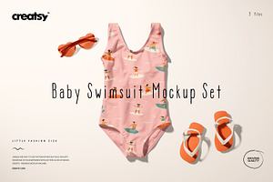 Baby Swimsuit Mockup Set 26/LFv.2