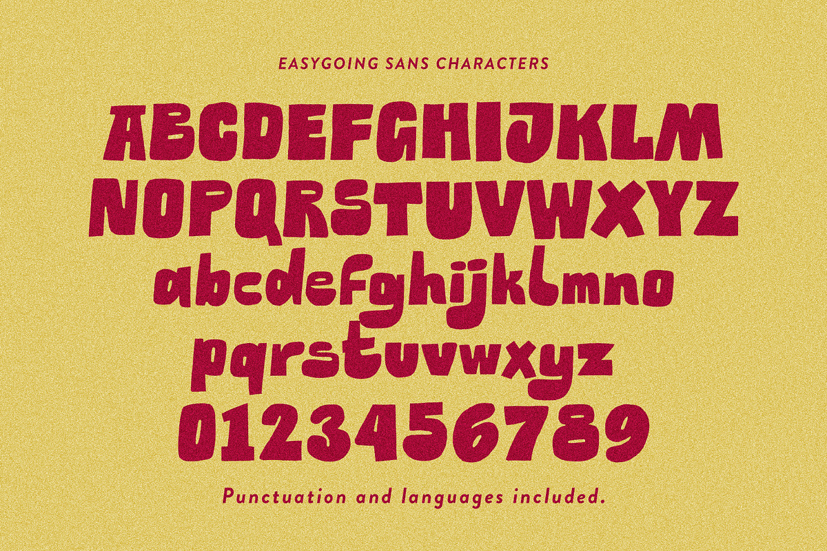 Easygoing Playful Handwritten Sans, a Sans Serif Font by Struvictory.art (Photo 6 of 9)
