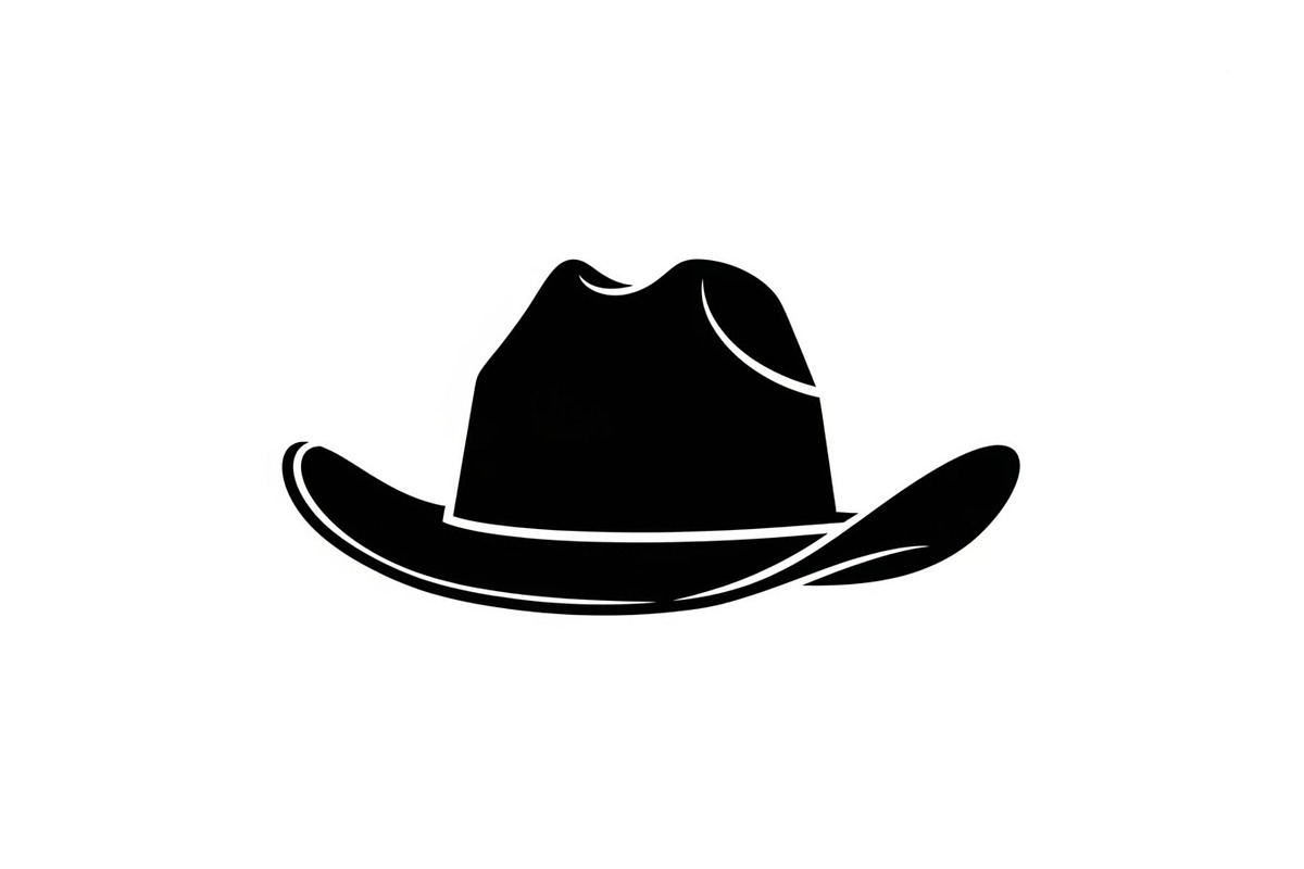 Minimal Cowboy Hat Silhouette Bundle, an Illustration by Designs_River (Photo 35 of 51)