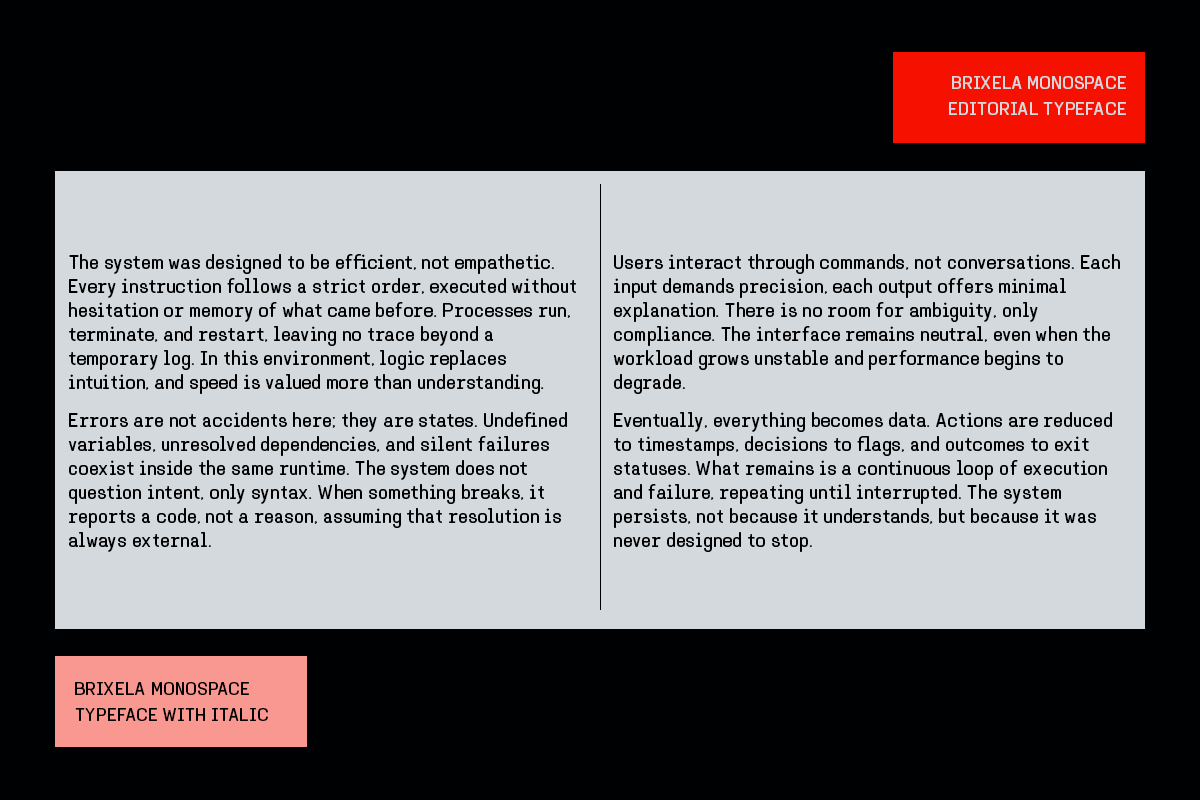 Brixela - Modern Monospace Sans, a Sans Serif Font by Say Studio (Photo 12 of 13)